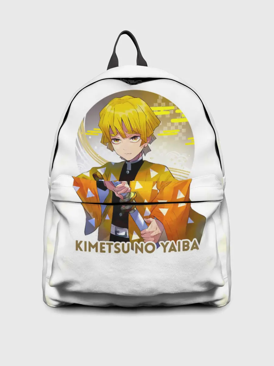 Рюкзак джинсовый / Agatsuma Zenitsu Kimetsu no Yaiba