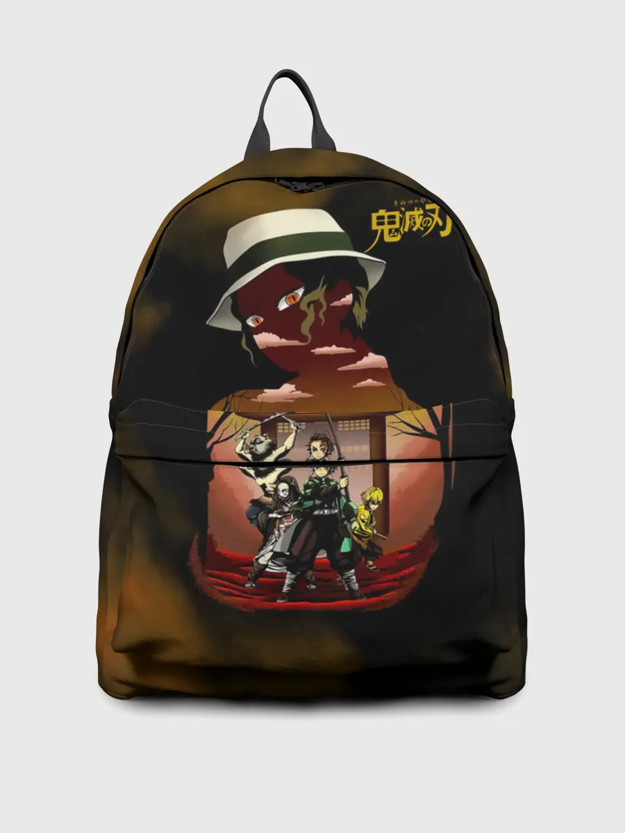 Рюкзак джинсовый / ГЕРОИ Клинок, рассекающий демонов