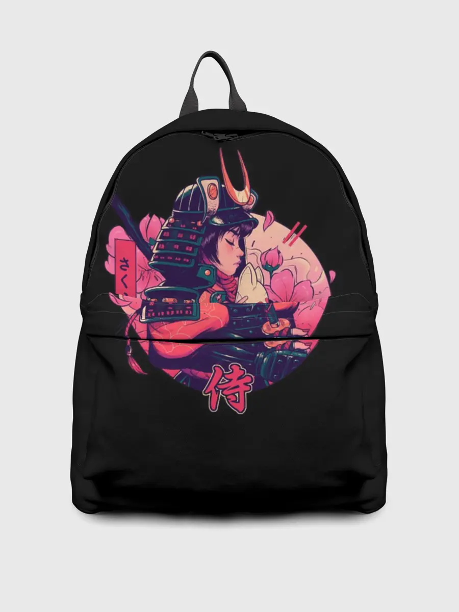 Рюкзак джинсовый / Вишневый Самурай