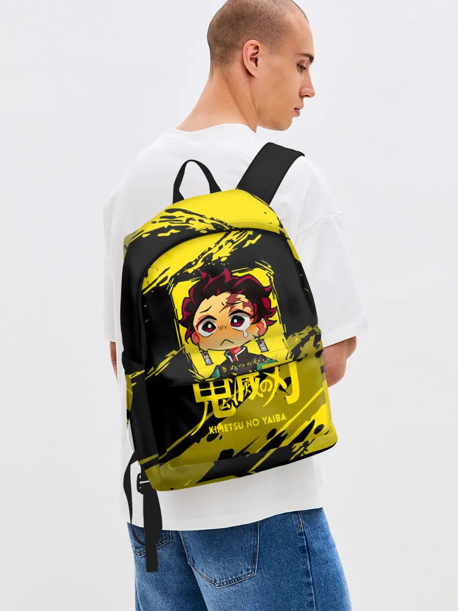 Рюкзак джинсовый / Танджиро Камадо Kimetsu no Yaiba