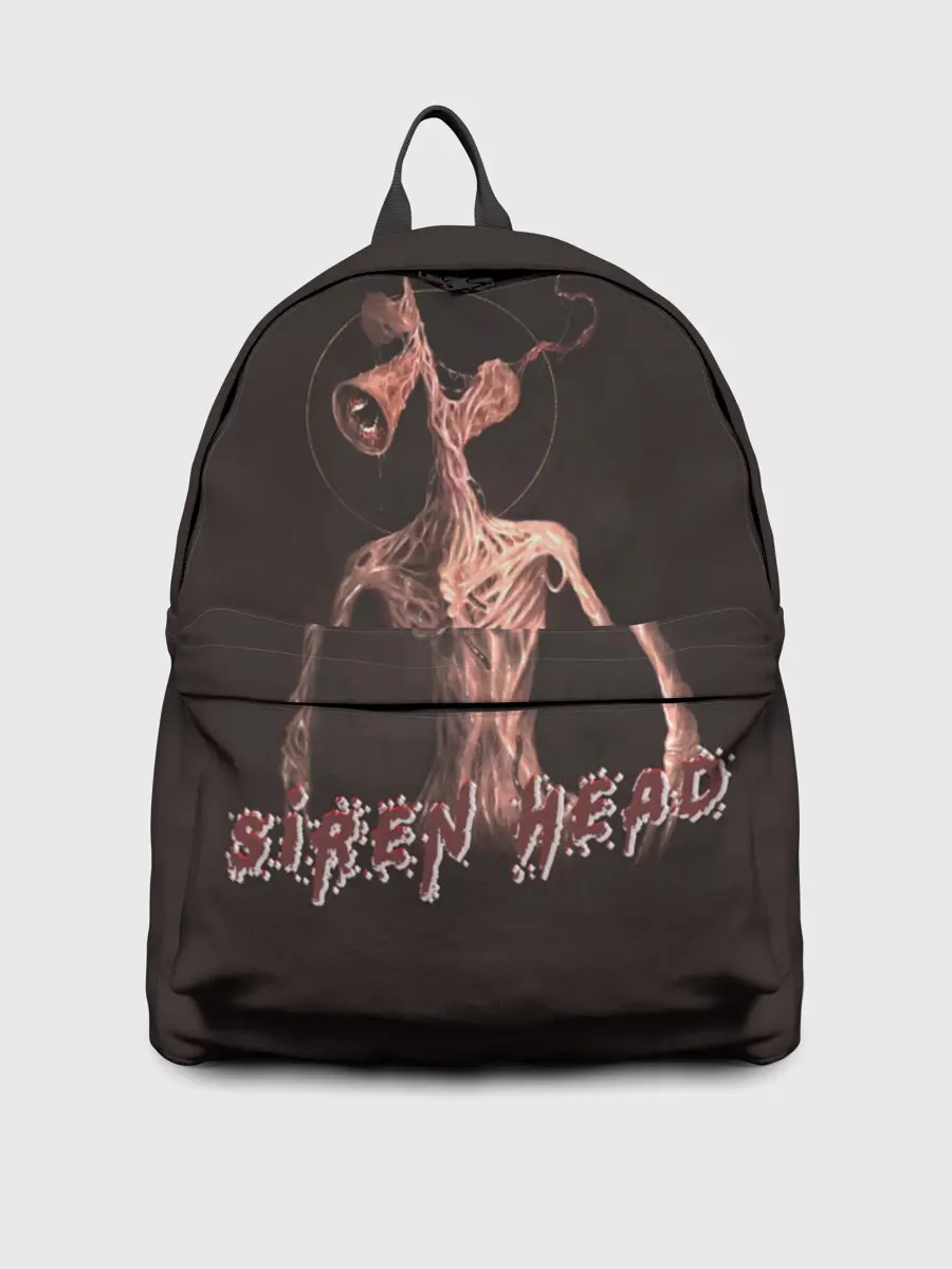 Рюкзак джинсовый / Siren Head Надпись