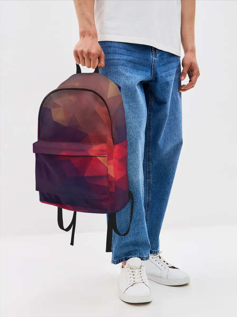 Рюкзак джинсовый / Лавовый вектор