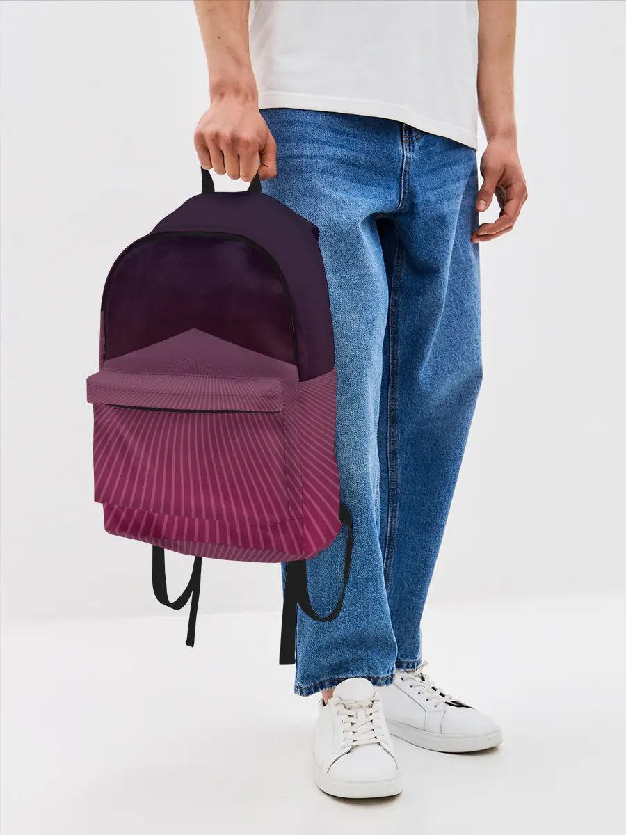 Рюкзак джинсовый / Неоновая дорога