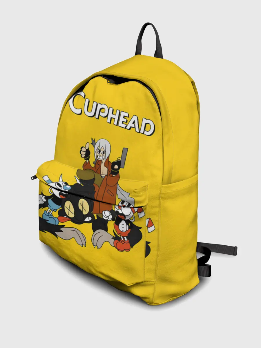 Рюкзак джинсовый / Cuphead x DMC