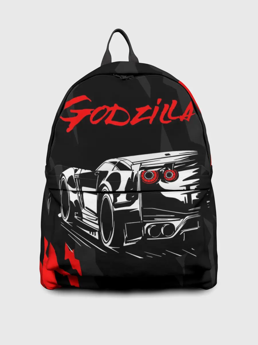 Рюкзак джинсовый / NISSAN GT-R / GODZILLA