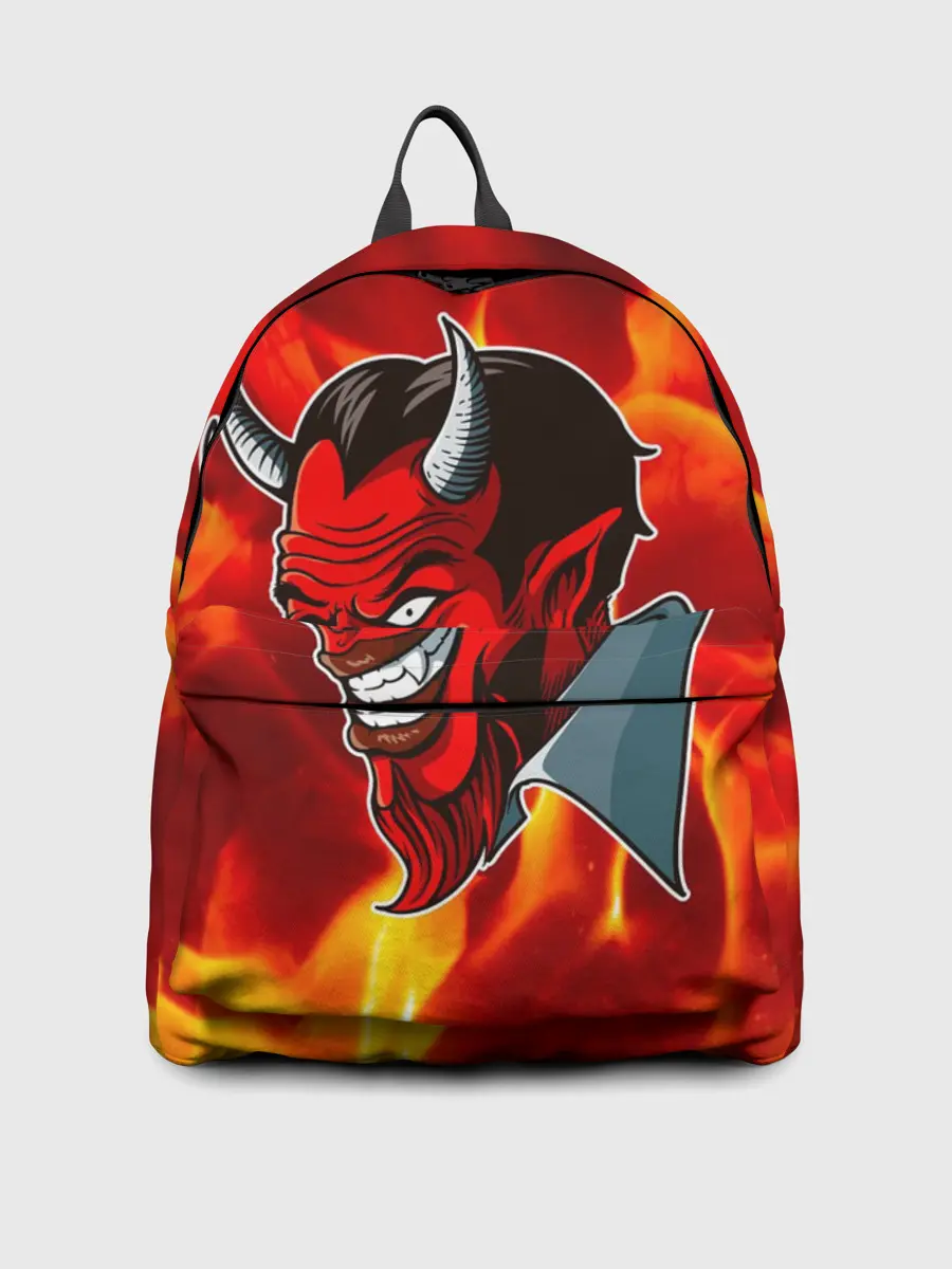 Рюкзак джинсовый / The devil is on fire