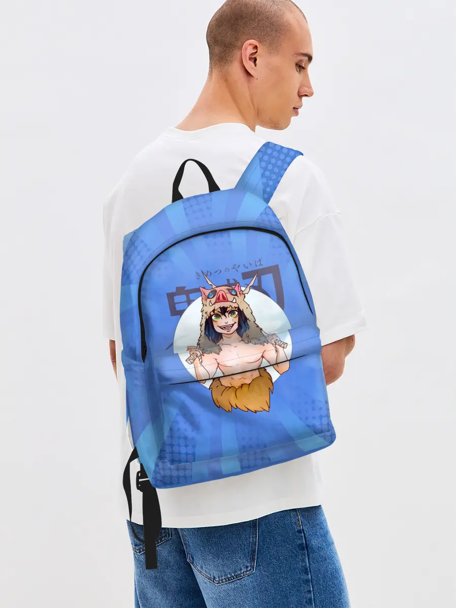 Рюкзак джинсовый / Иноске Хашибира Kimetsu no Yaiba