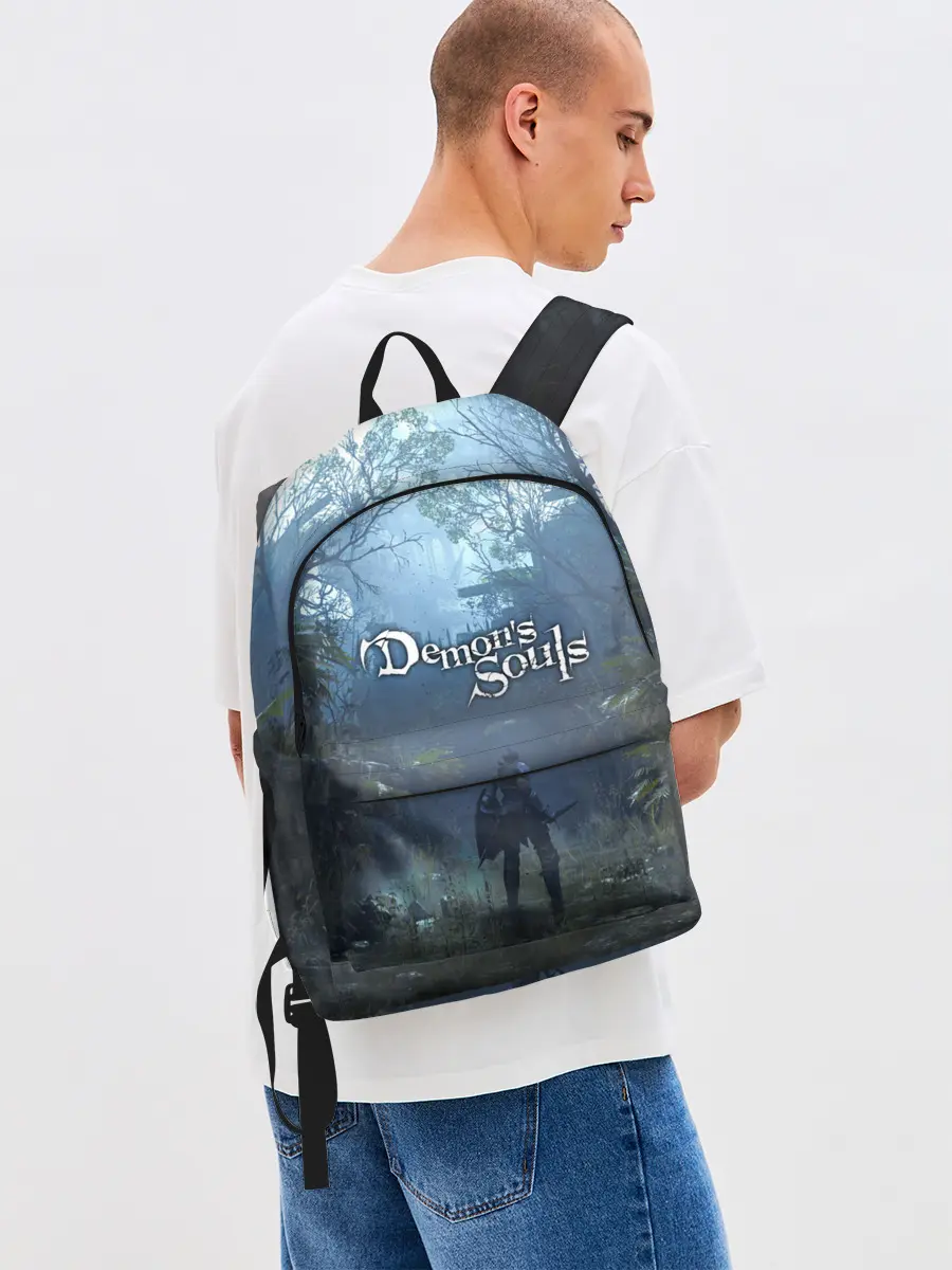 Рюкзак джинсовый / Demons Souls art