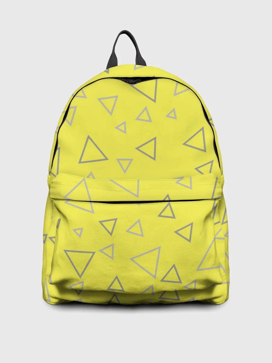 Рюкзак джинсовый / Желтый и серый | Yellow & gray