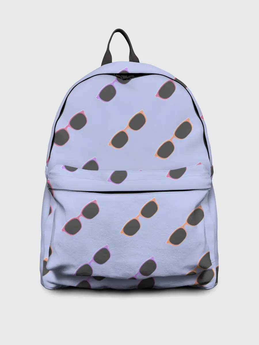 Рюкзак джинсовый / Разноцветные очки