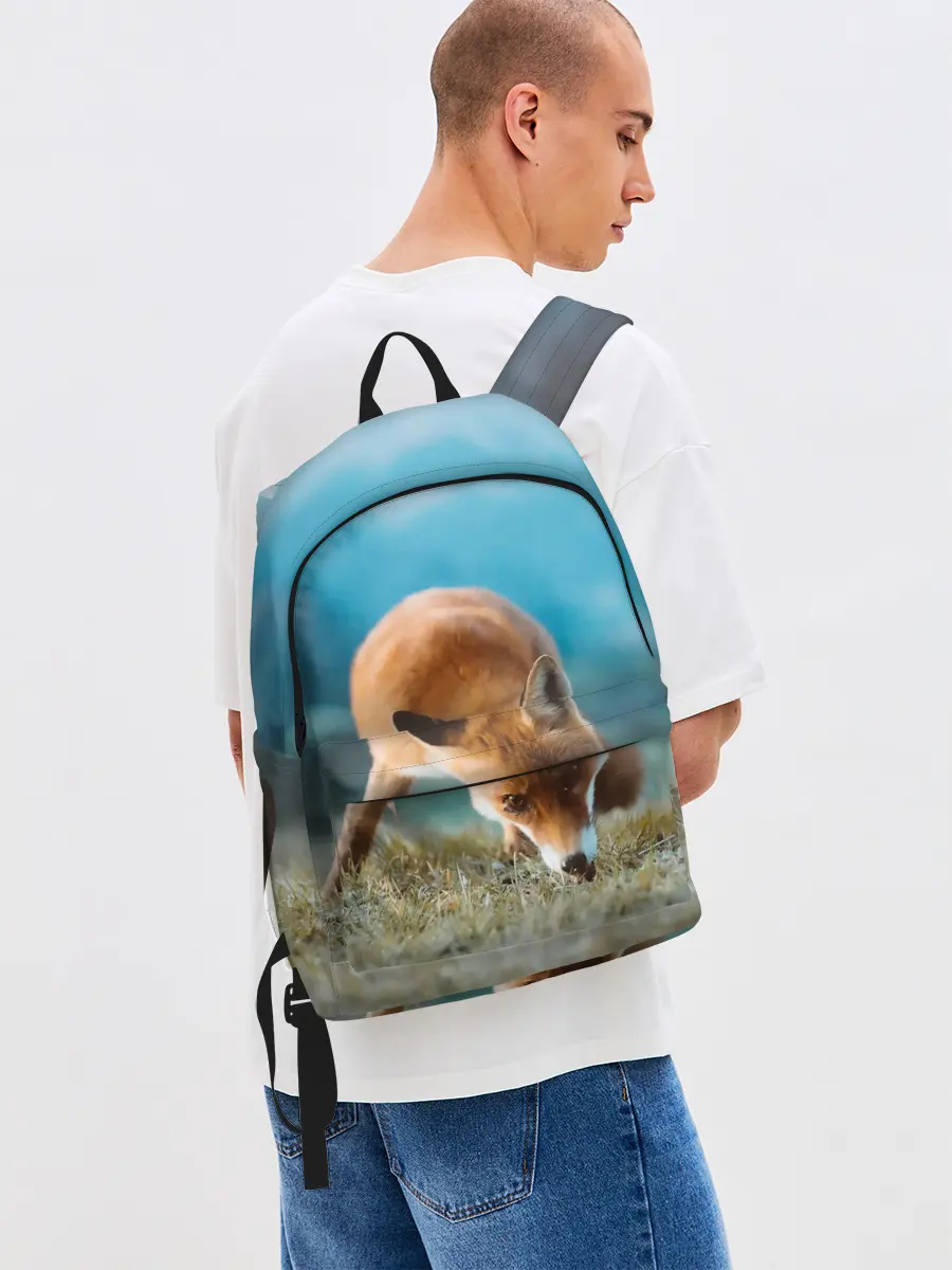 Рюкзак джинсовый / Милая лисичка