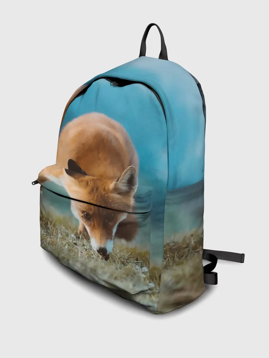 Рюкзак джинсовый / Милая лисичка