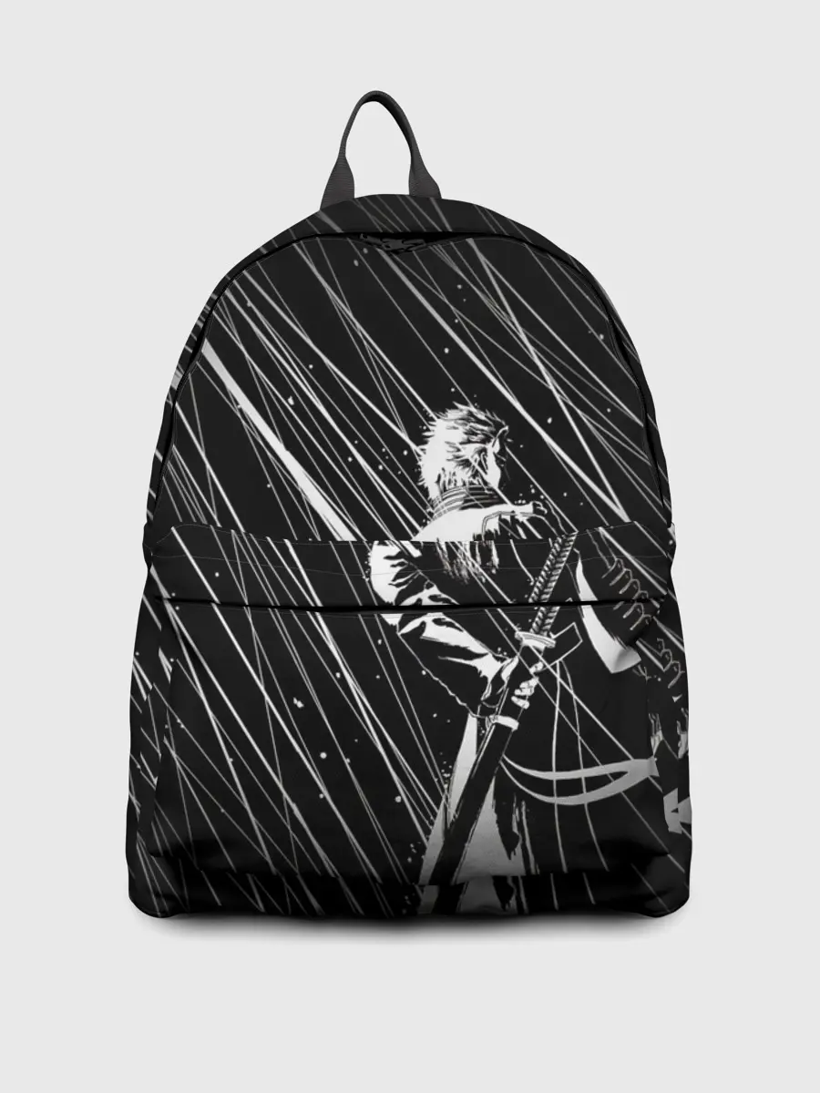 Рюкзак джинсовый / Вирджил под дождём