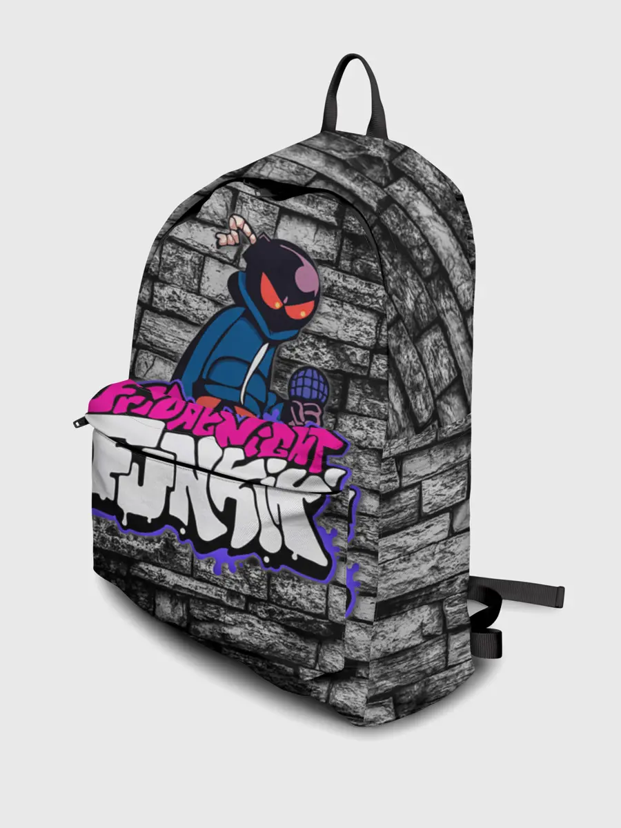 Рюкзак джинсовый / Friday Night Funkin Bomb man B