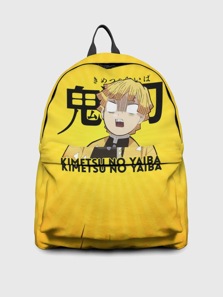 Рюкзак джинсовый / Зеницу Агацума Kimetsu no Yaiba
