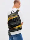Рюкзак джинсовый / 3D luxury black gold Плиты 3Д