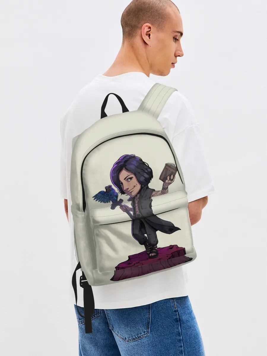 Рюкзак джинсовый / V Big head