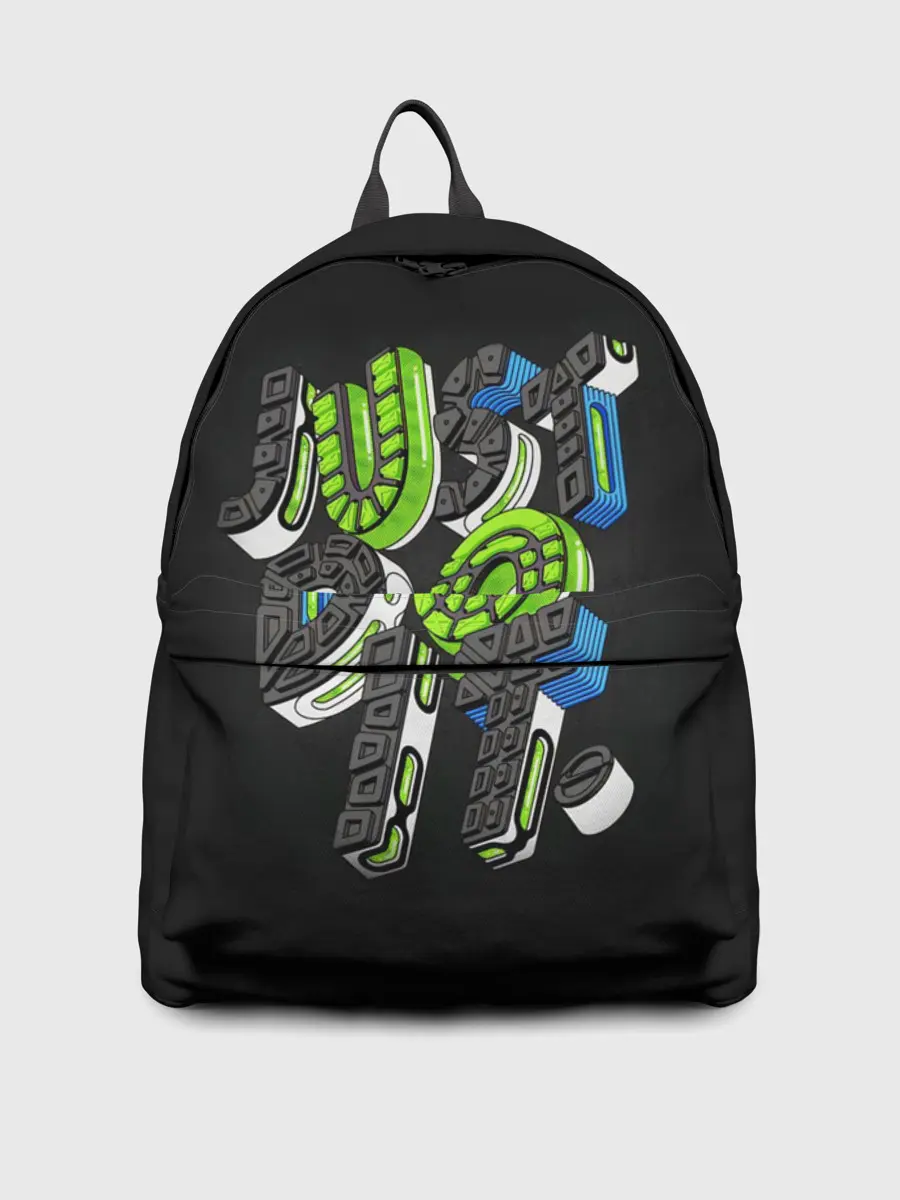 Рюкзак джинсовый / JUST DO IT/ ПРОСТО СДЕЛАЙ ЭТО