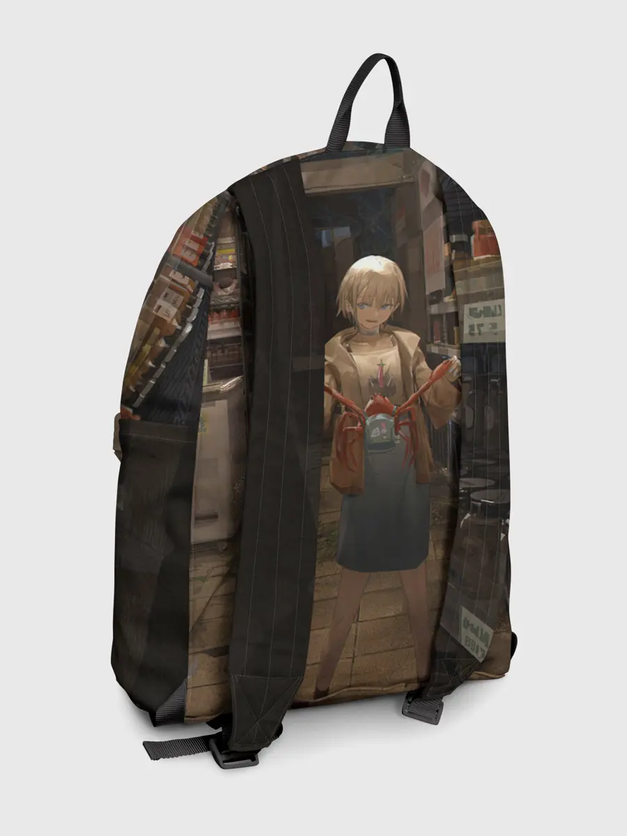 Рюкзак джинсовый / Girl with crab