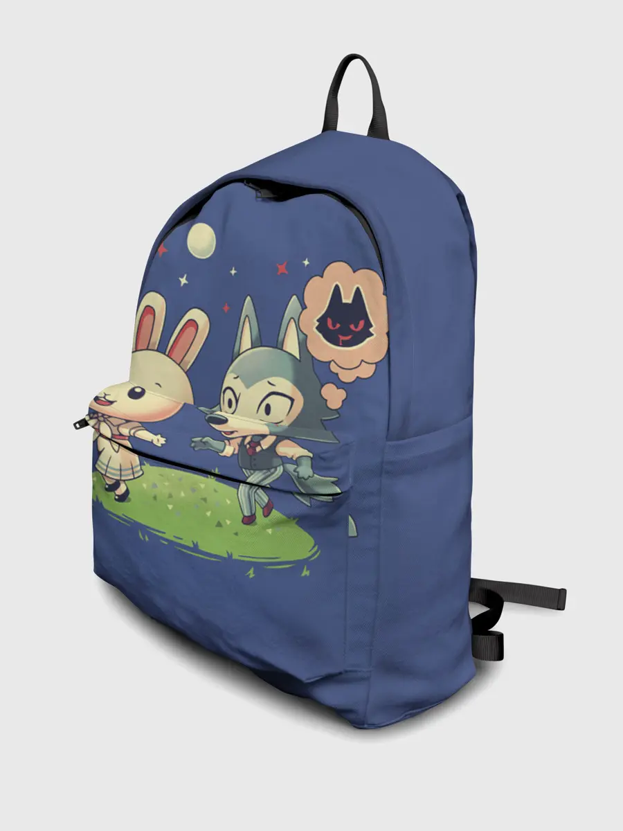 Рюкзак джинсовый / Зайка и волчек | Beastars