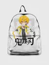 Рюкзак джинсовый / Зеницу Агацума Kimetsu no Yaiba