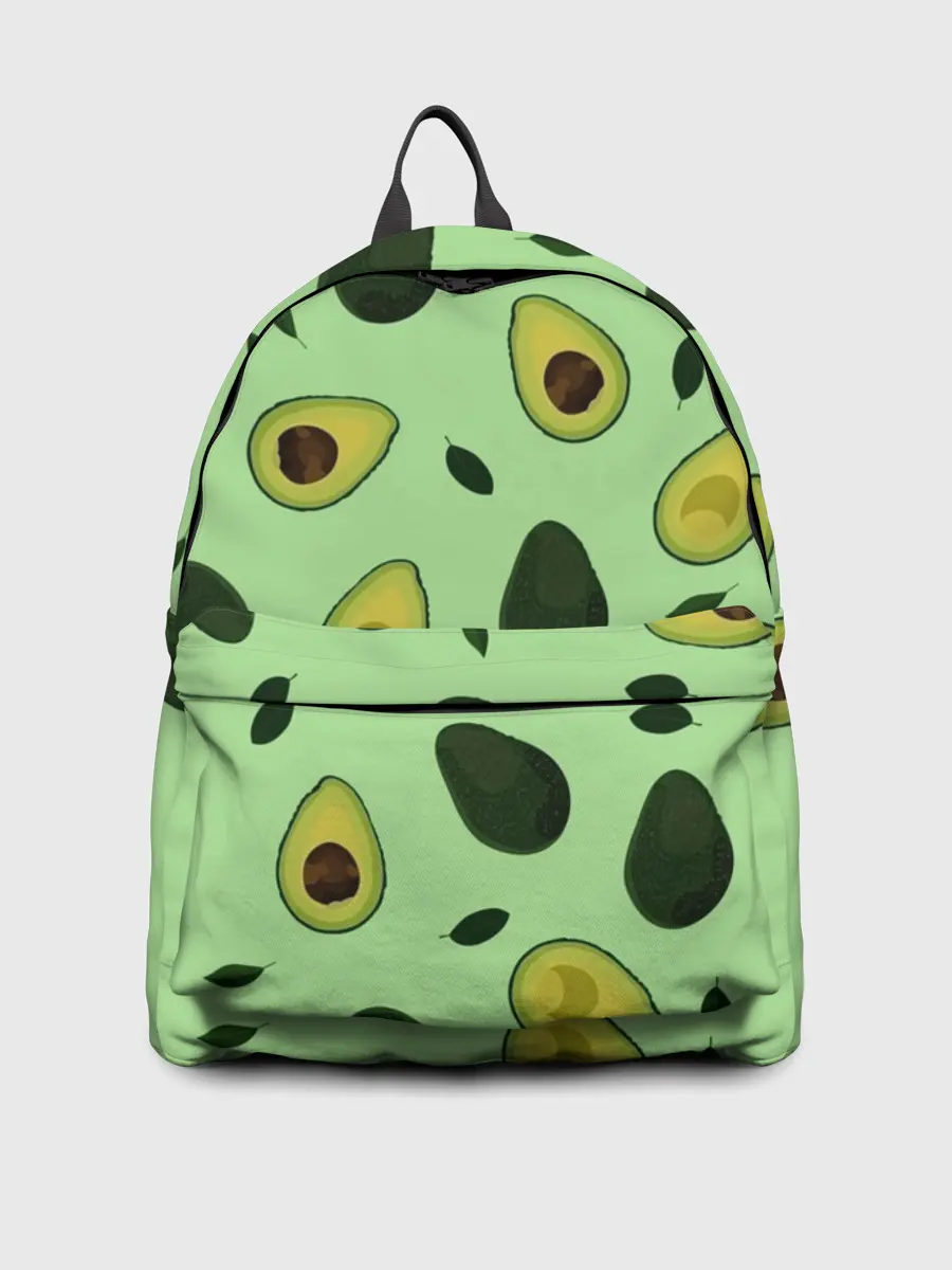 Рюкзак джинсовый / Авокадо