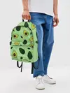 Рюкзак джинсовый / Авокадо