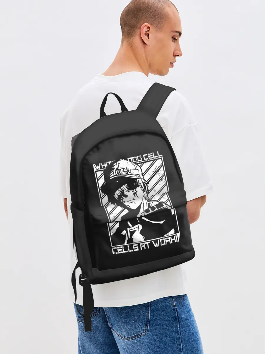 Рюкзак джинсовый / Лейкоцит