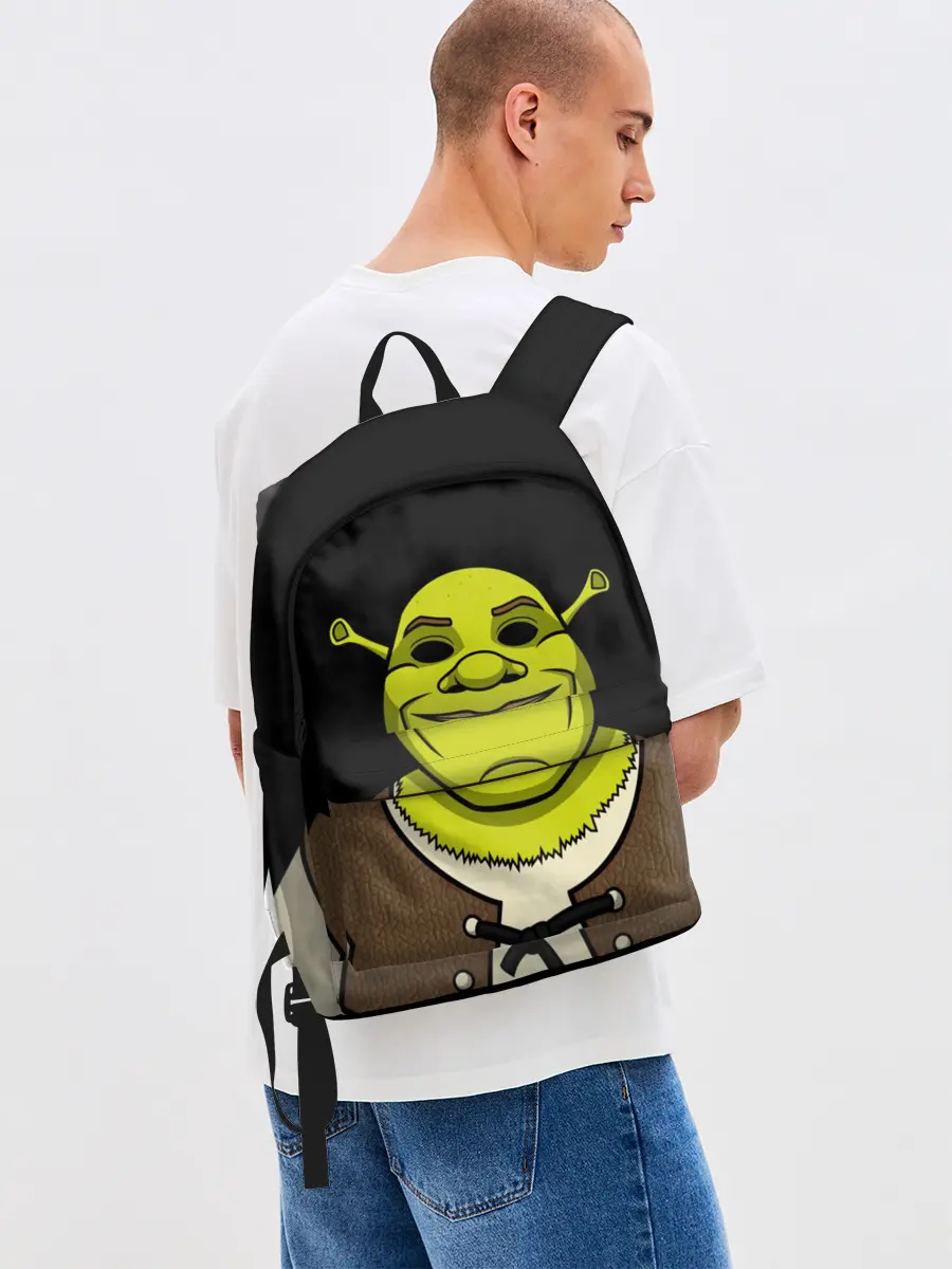 Рюкзак джинсовый / Шрэк