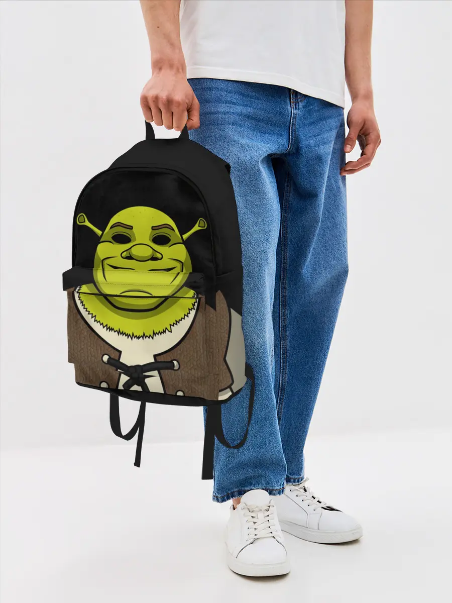 Рюкзак джинсовый / Шрэк