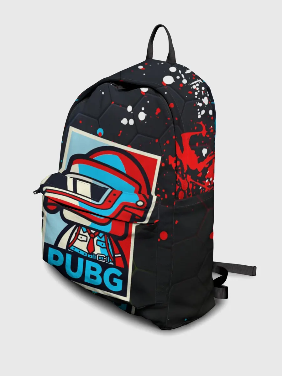 Рюкзак джинсовый / PUBG / ПАБГ / ПОРТРЕТ