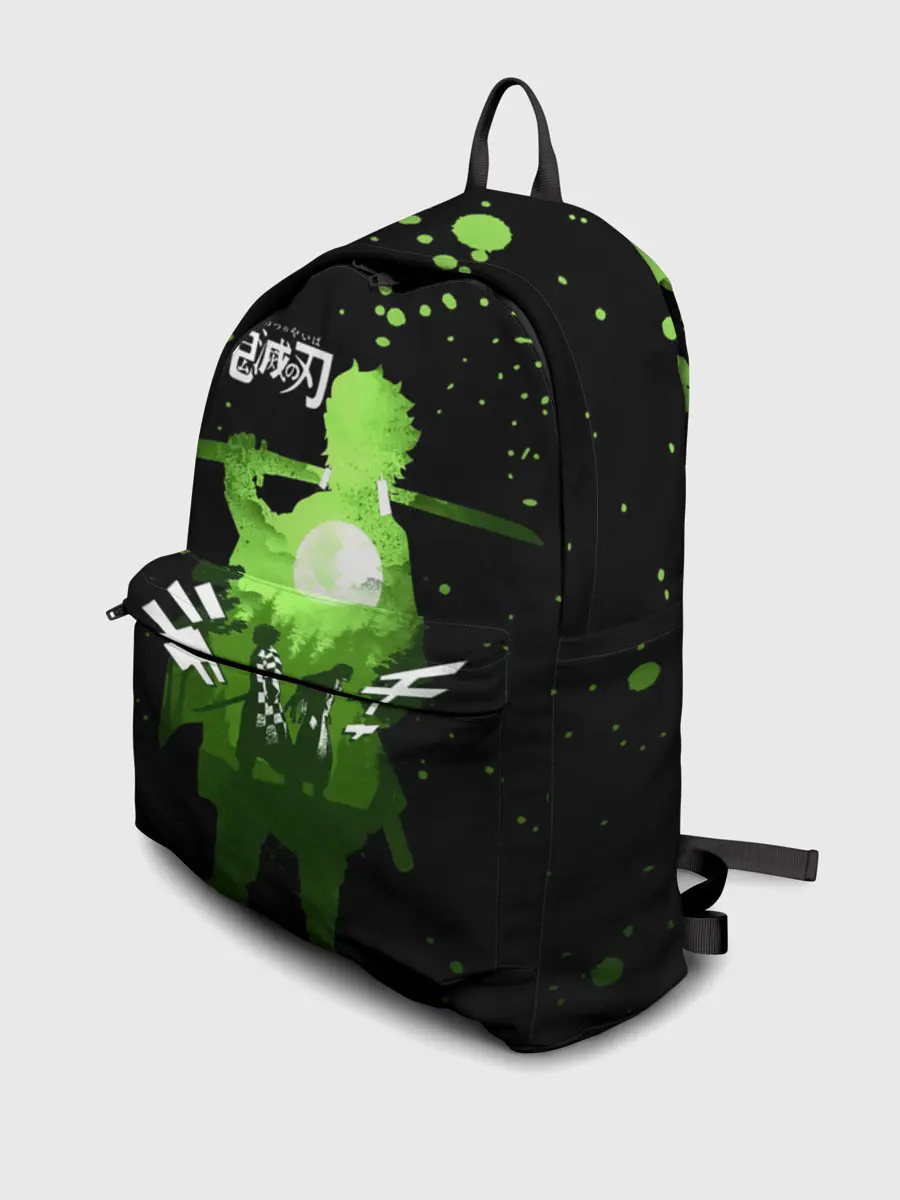 Рюкзак джинсовый / Танджиро и Незуко Kimetsu no Yaiba