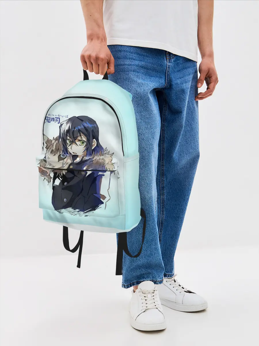 Рюкзак джинсовый / Иноске Хашибира Kimetsu no Yaiba