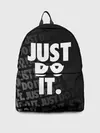 Рюкзак джинсовый / JUST DO IT / ПРОСТО СДЕЛАЙ ЭТО