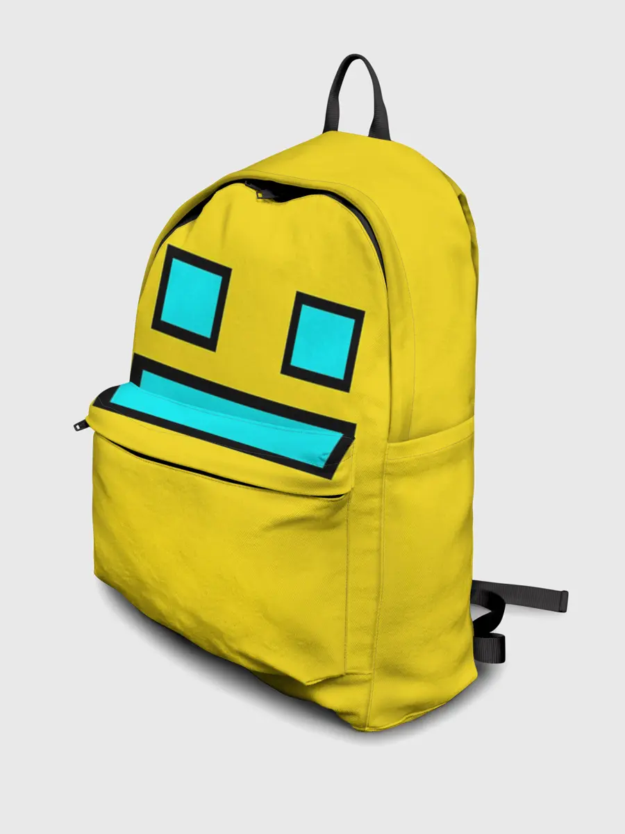 Рюкзак джинсовый / Geometry Dash Smile