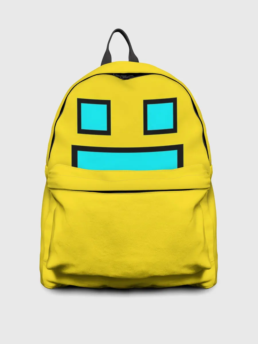 Рюкзак джинсовый / Geometry Dash Smile