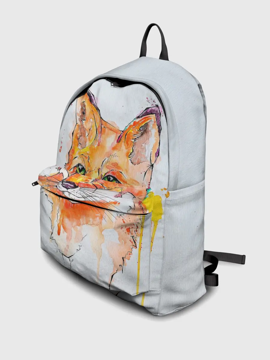 Рюкзак джинсовый / Лисёнок