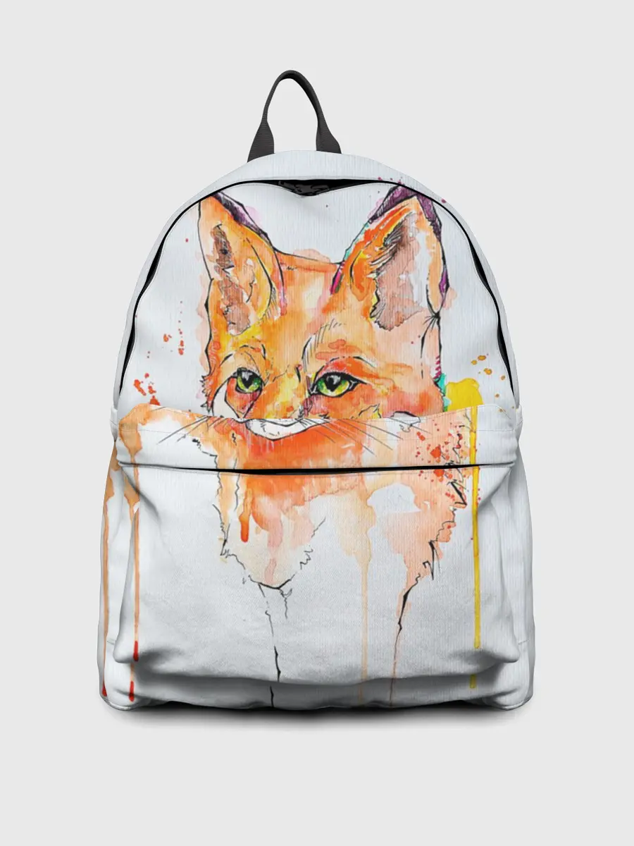 Рюкзак джинсовый / Лисёнок