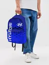 Рюкзак джинсовый / HYUNDAI / ХЕНДАЙ / BLUE STYLE