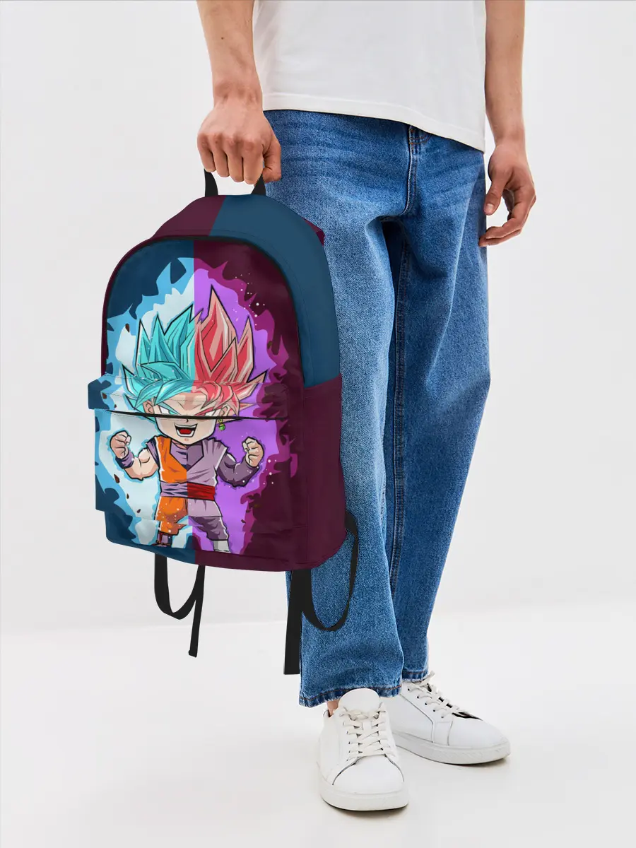 Рюкзак джинсовый / Vegeta power