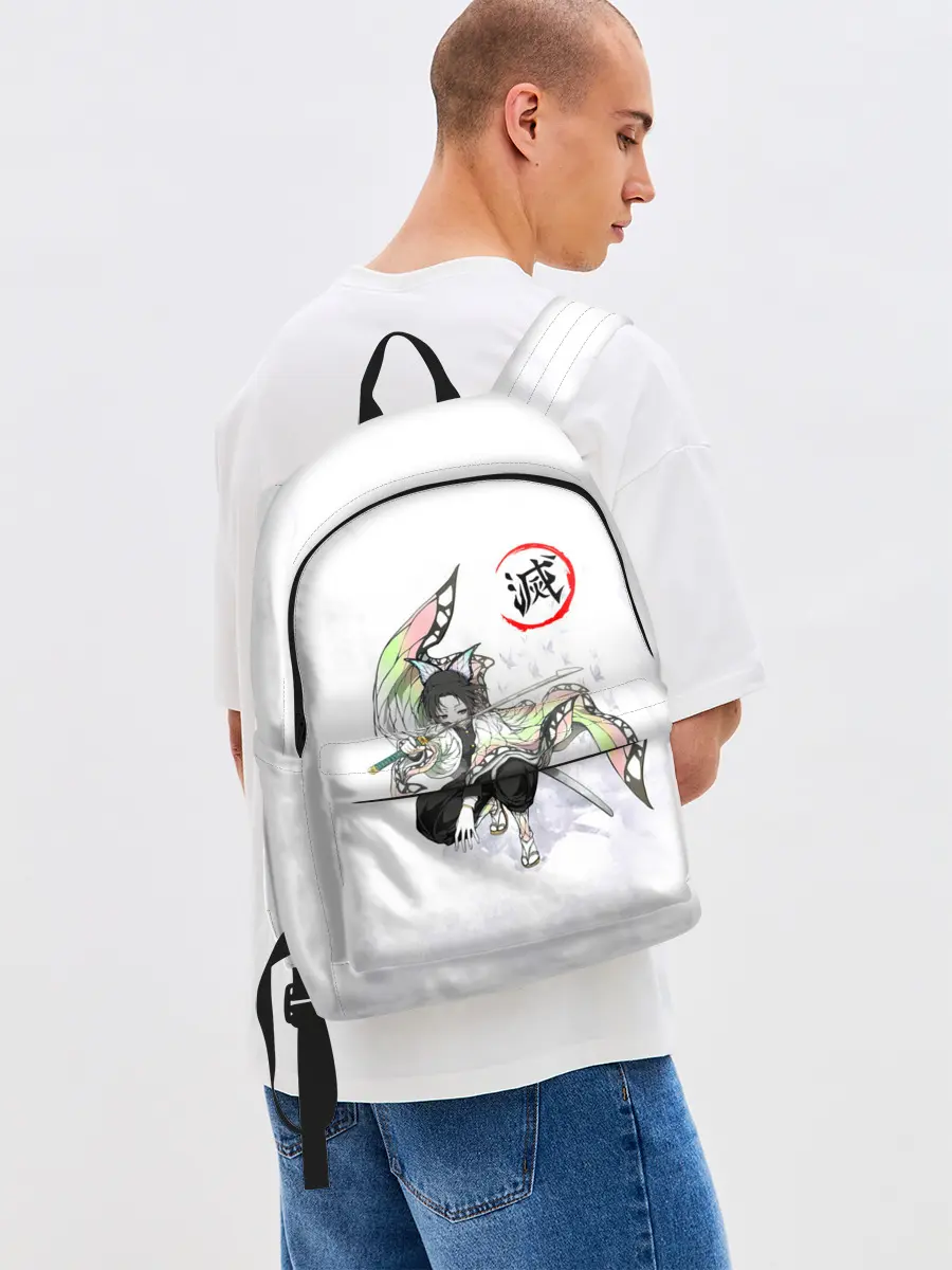 Рюкзак джинсовый / Шинобу Кочо Kimetsu no Yaiba