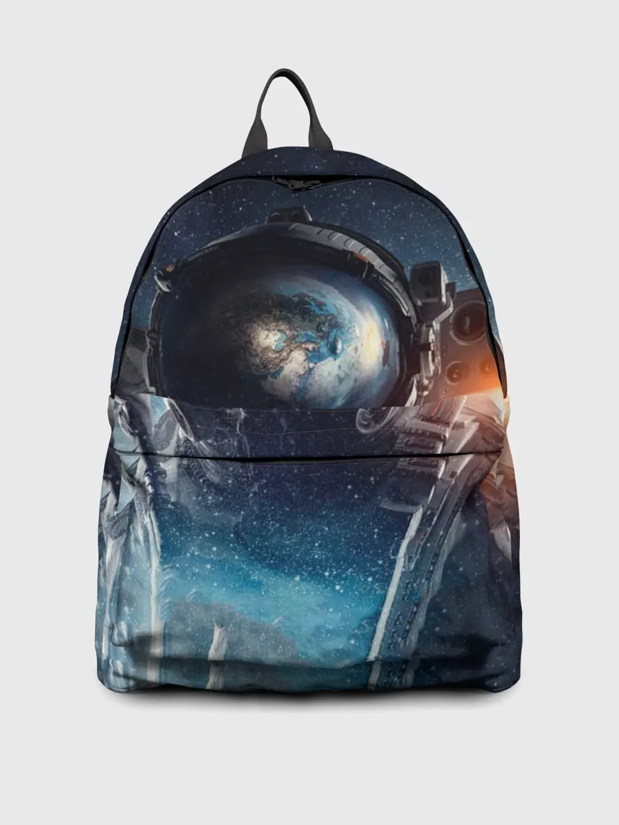 Рюкзак джинсовый / Космонавт