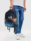Рюкзак джинсовый / Космонавт