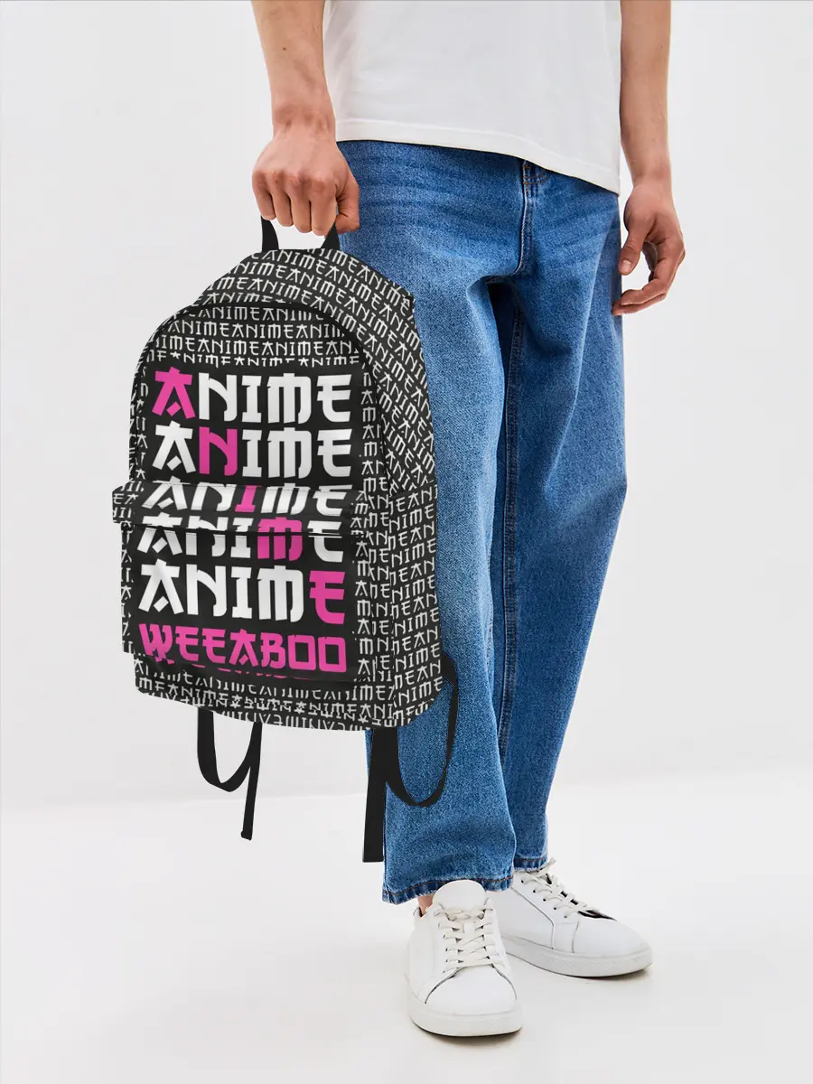 Рюкзак джинсовый / Anime weeaboo