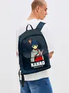 Рюкзак джинсовый / KANAO Demon Slayer