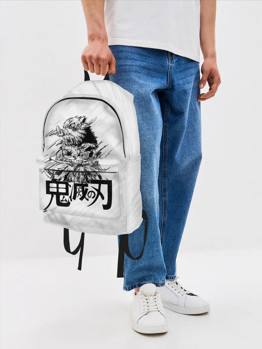 Рюкзак джинсовый / Иноске Хашибира Kimetsu no Yaiba