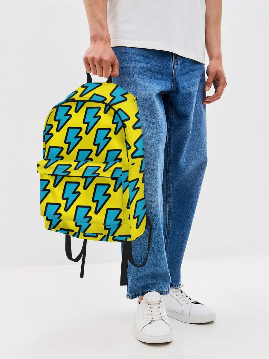 Рюкзак джинсовый / Молнии