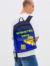 Рюкзак джинсовый / GEOMETRY DASH / ГЕОМЕТРИ ДАШ