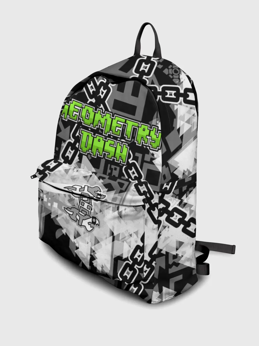 Рюкзак джинсовый / Geometry Dash