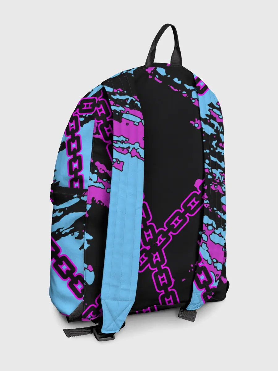 Рюкзак джинсовый / Geometry Dash